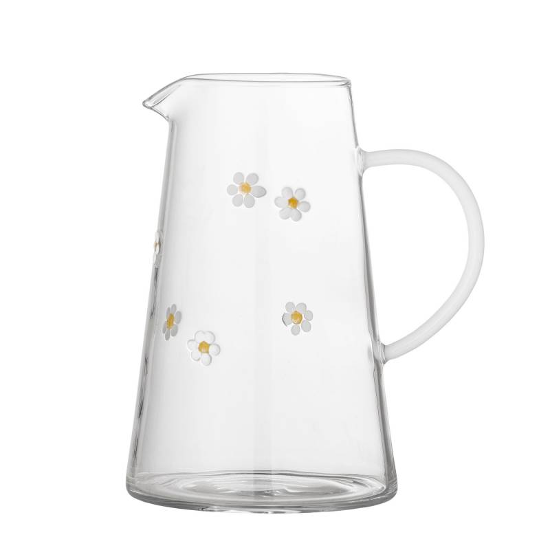 Bloomingville Buzz Kande Glas Klar med motiv