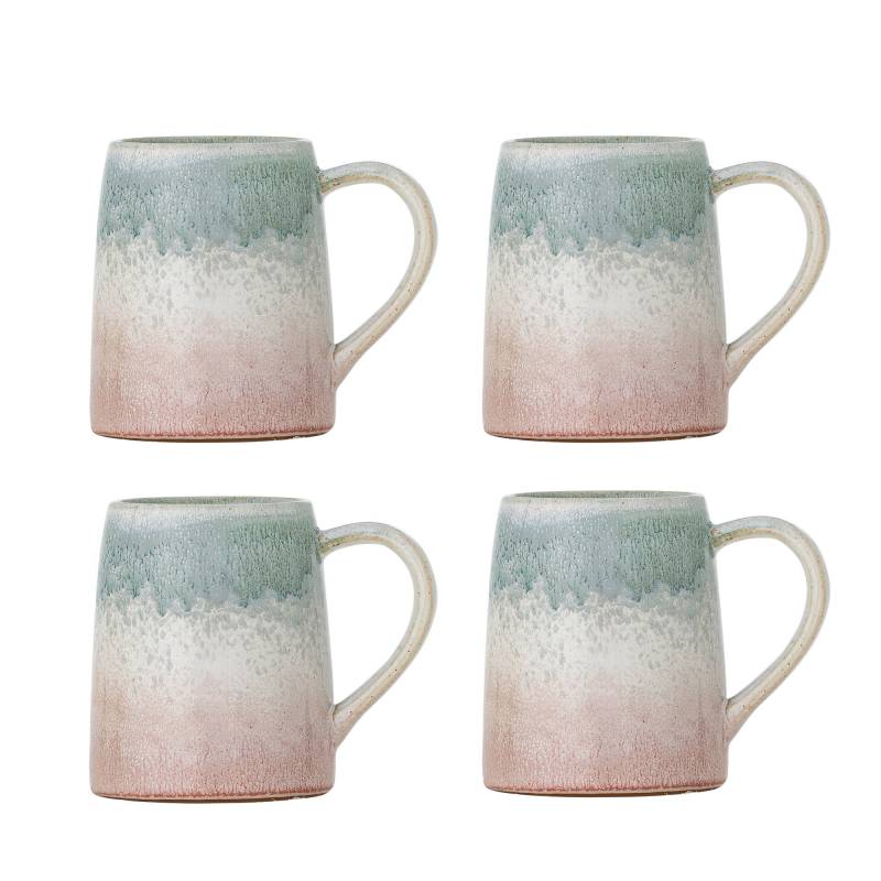Creative Collection Winnie Krus rosa og gr&aring; nuancer Stent&oslash;j, 4 stk