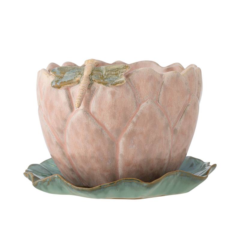 Creative Collection Jaylee Urtepotte med undersk&aring;l Stent&oslash;j rosa
