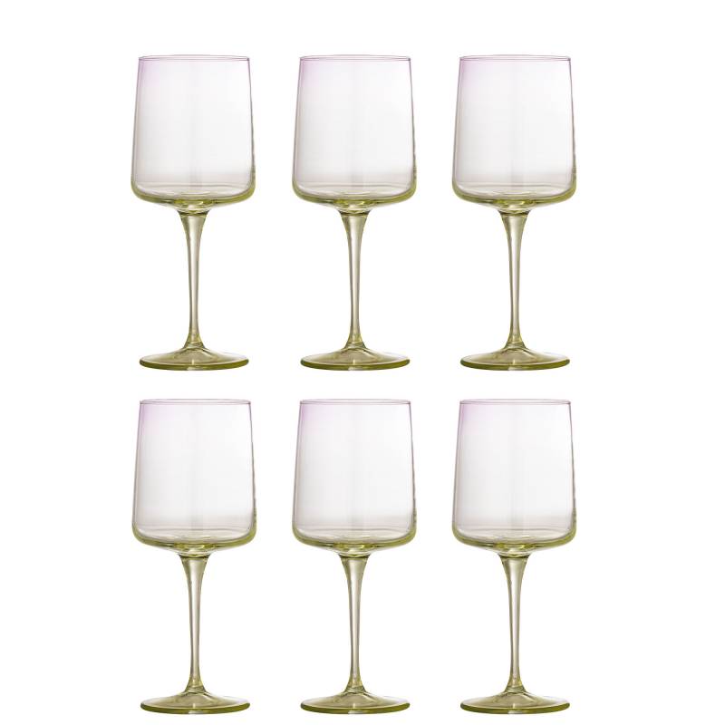 Bloomingville Luciana Vinglas Glas 43cl  Lilla sk&aelig;r