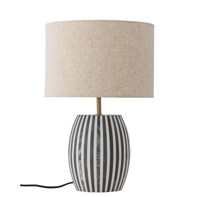 Bloomingville Tali Bordlampe &Oslash;30xH47cm stribet i metal