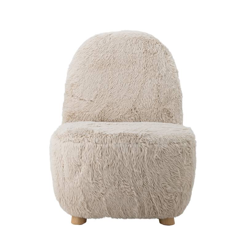 Creative Collection Yvona loungestol i gummitr&aelig; Naturfarvet