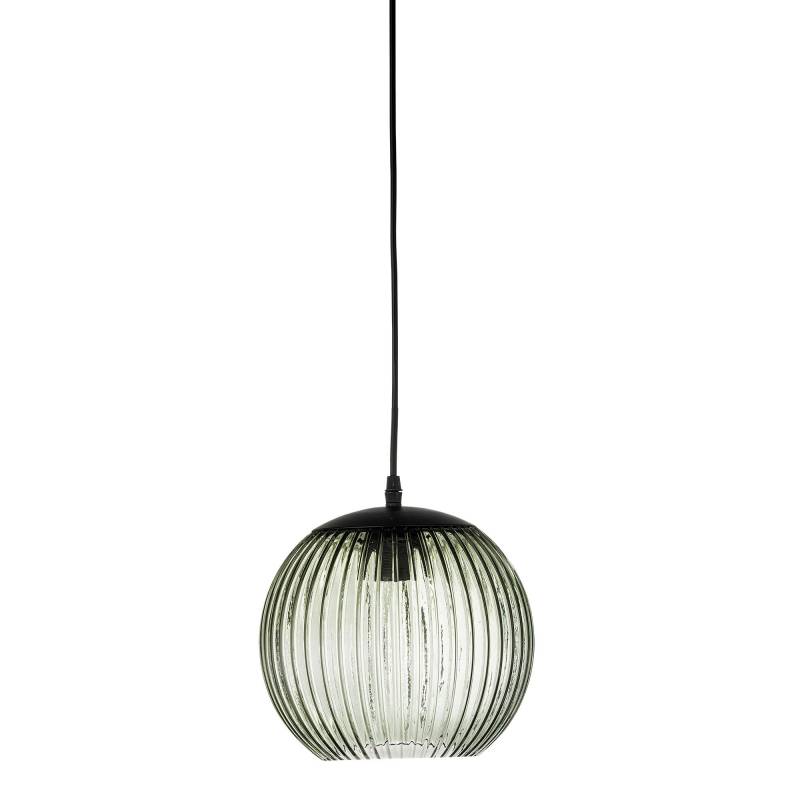 Bloomingville Sybia Pendel D23xH29 cm i Glas gr&oslash;n