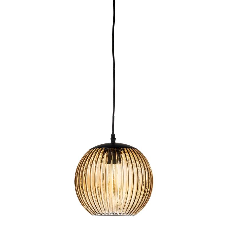 Bloomingville Sybia Pendel D23xH29 cm i Glas brun
