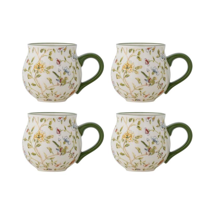 Creative Collection Bloomie Kop Stent&oslash;j blomster- og fuglemotiv 