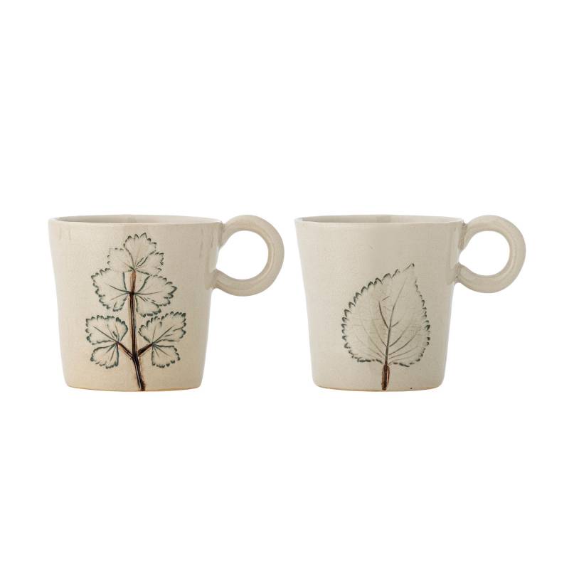 Creative Collection Aubrin Kop Stent&oslash;j krakeleringglasur med motiv, 2 stk