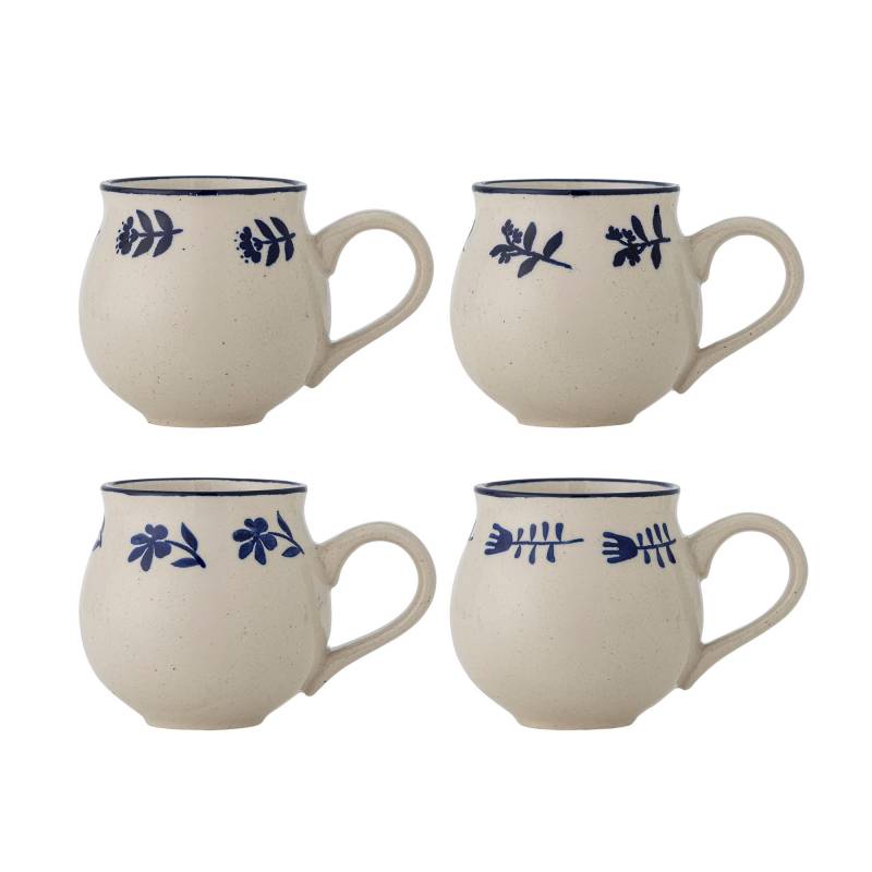 Creative Collection Eimy Kop i Stent&oslash;j h&aring;ndmalede botaniske motiver