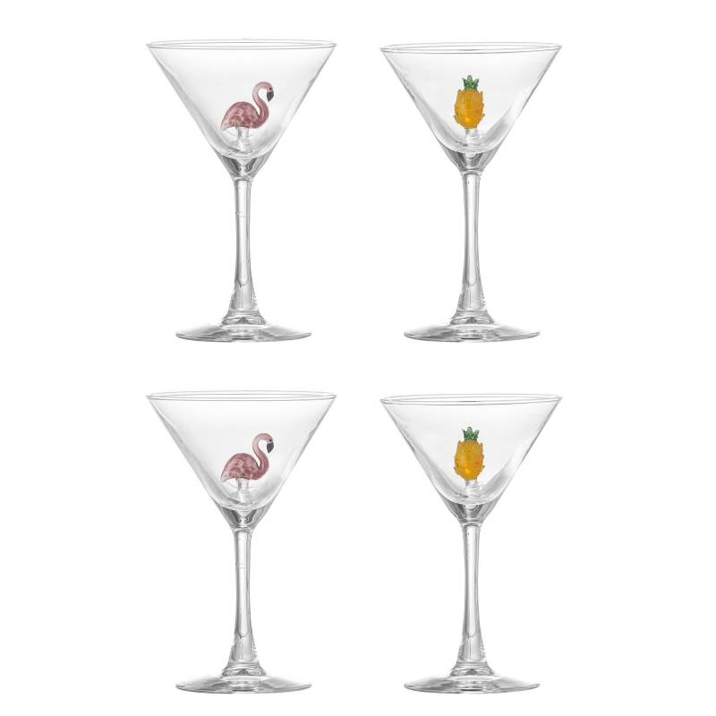 Bloomingville Misa Cocktail Glas Klar Multipack