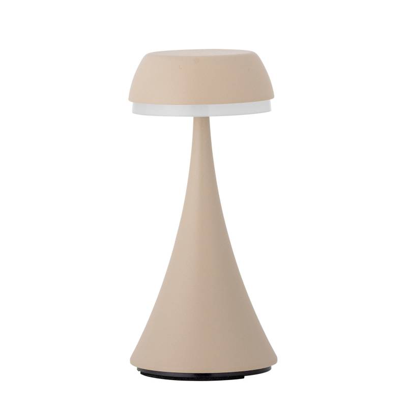 Bloomingville Pepple Portable bordlampe genopladelig aluminium bl&oslash;d beige tone