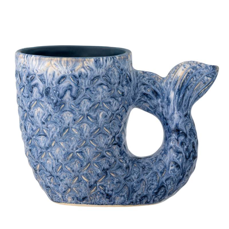 Creative Collection Ariella Vase Stent&oslash;j 12cm formet som en frisk bl&aring; nuance