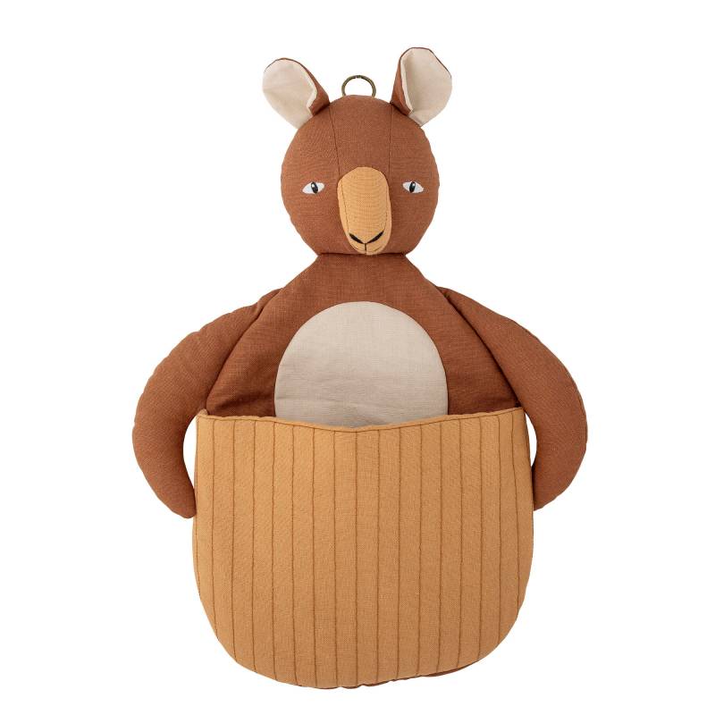 Bloomingville MINI Toto kurv til v&aelig;g i h&oslash;r brun