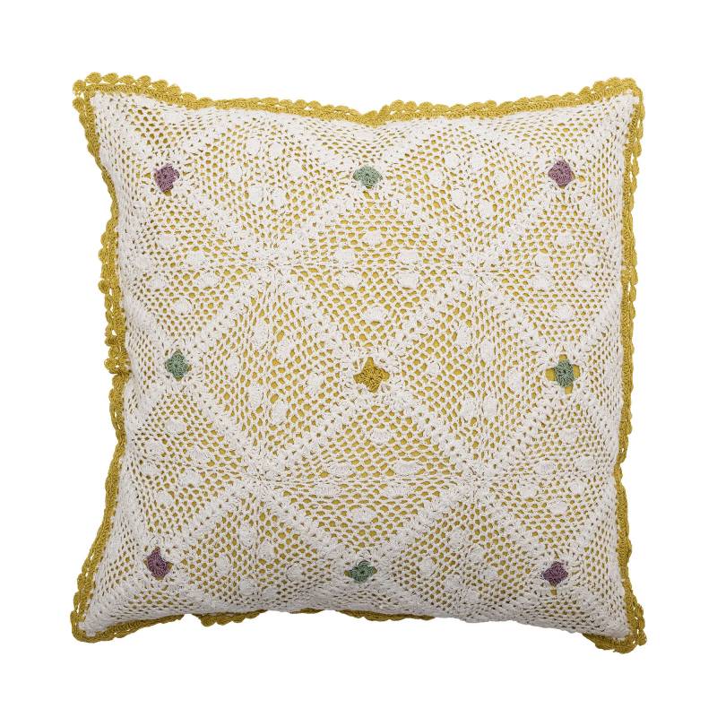Bloomingville Rovigo Pude Bomuld 45x45cm Natur med frynser