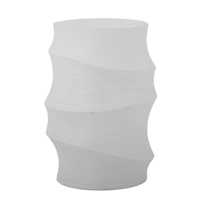 Bloomingville Volise Sidebord hvid med en snoet stent&oslash;j