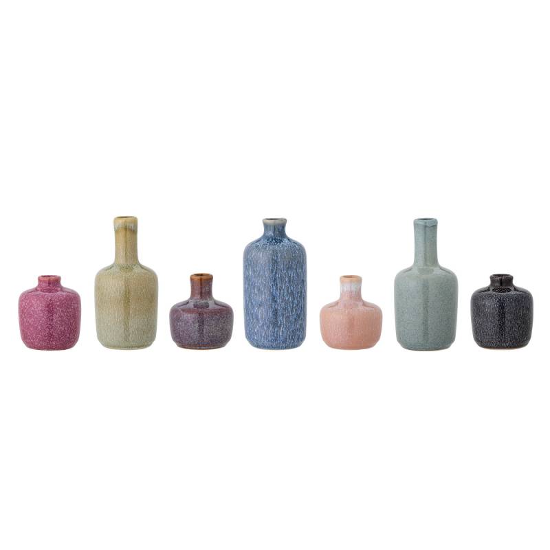 Bloomingville Maien Vase 7 vaser i stent&oslash;j
