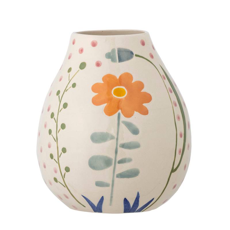 Bloomingville Taza Vase Stent&oslash;j 17cm blomsterm&oslash;nster i farverige nuancer