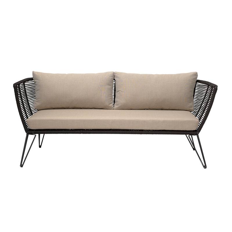 Bloomingville Mundo Sofa Metal L87xH72xW74 cm Sort
