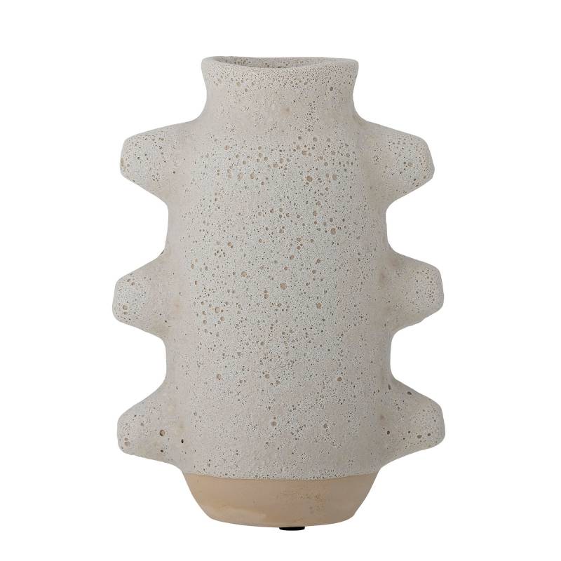 Bloomingville Birka Vase i Keramik i smuk gr&aring; glasur