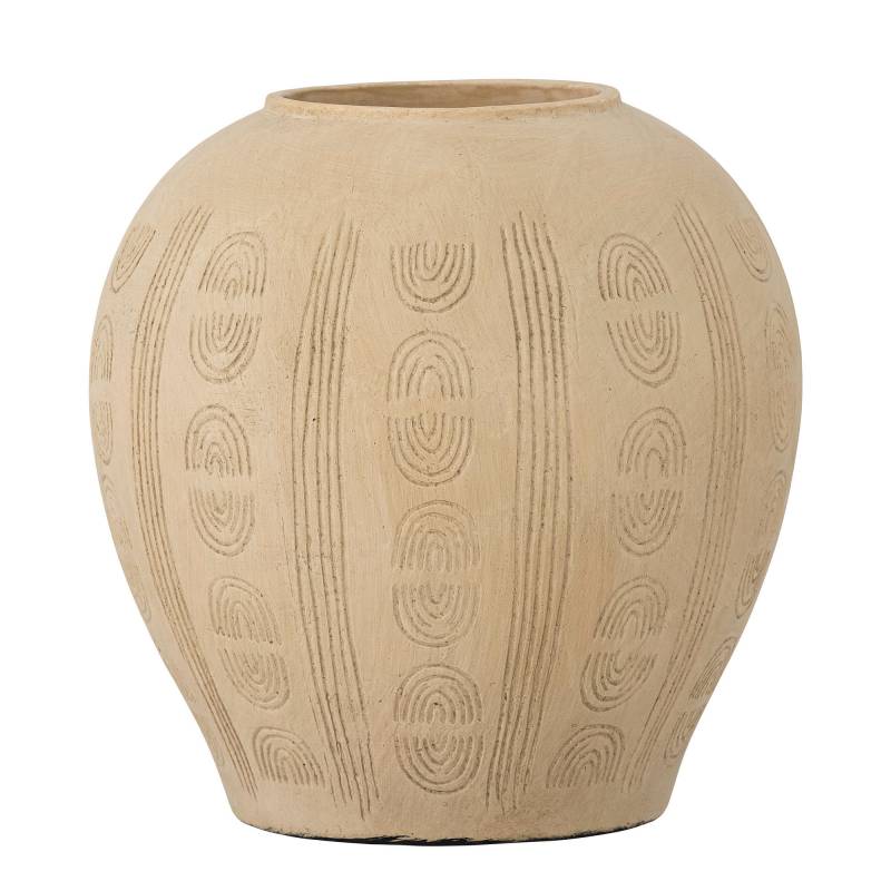 Bloomingville Taym Deko Vase Terrakotta bl&oslash;d beige nuance
