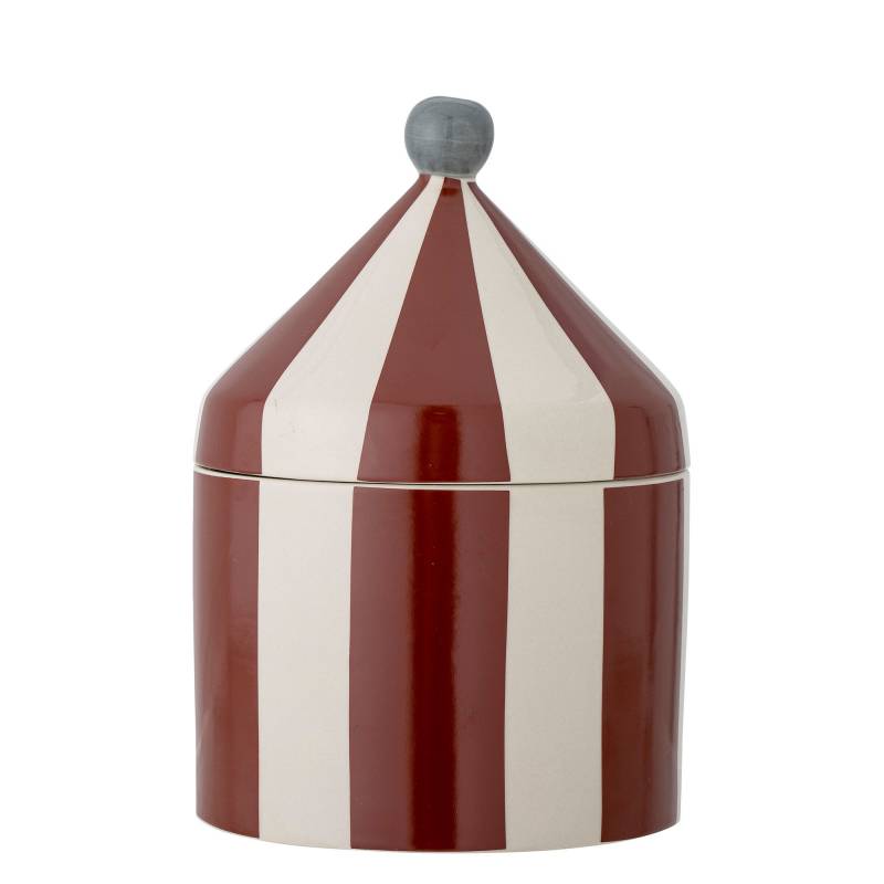 Bloomingville MINI Cimmi Krukke med l&aring;g Stent&oslash;j R&oslash;d