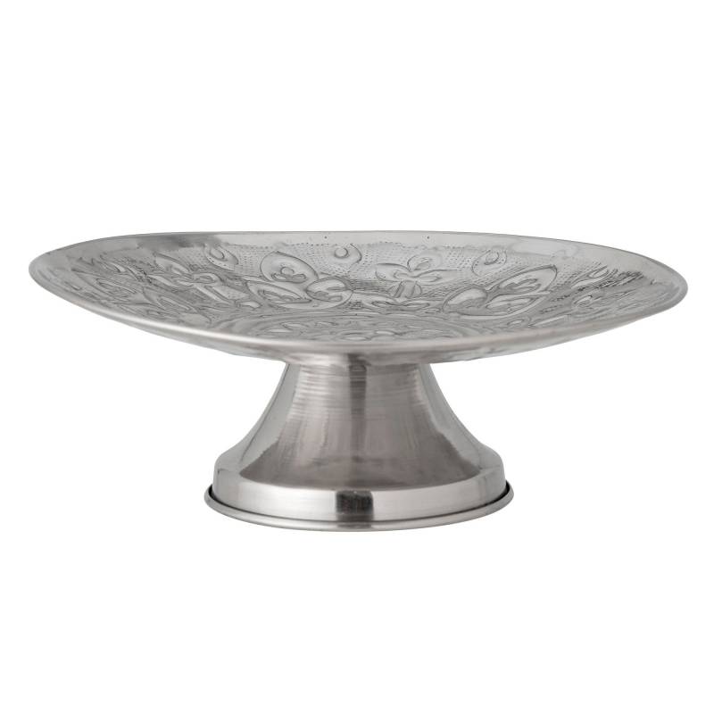 Bloomingville Litha elegant serveringsfad &Oslash;25cm i s&oslash;lv metal
