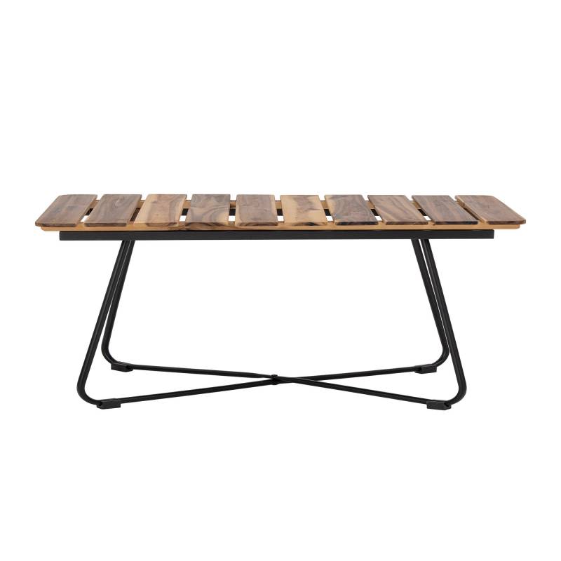 Bloomingville Hampton sofabord 90x60cm akacie med sort stel