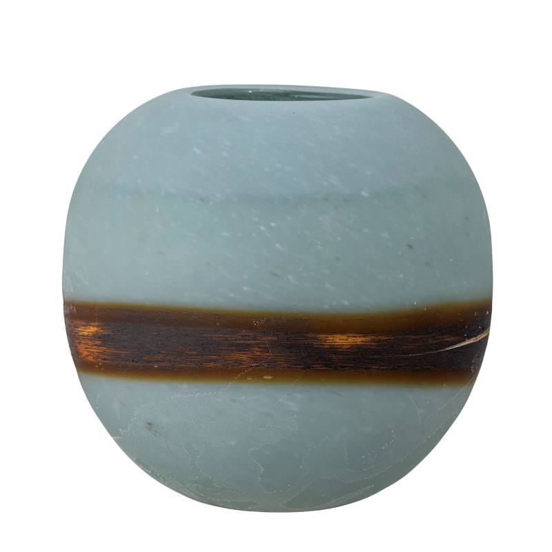 Creative Collection Melike Vase i glas bl&aring; nuance
