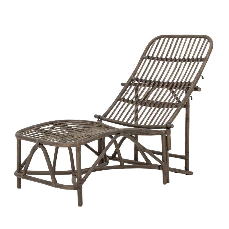 Bloomingville Dione liggestol i brun rattan
