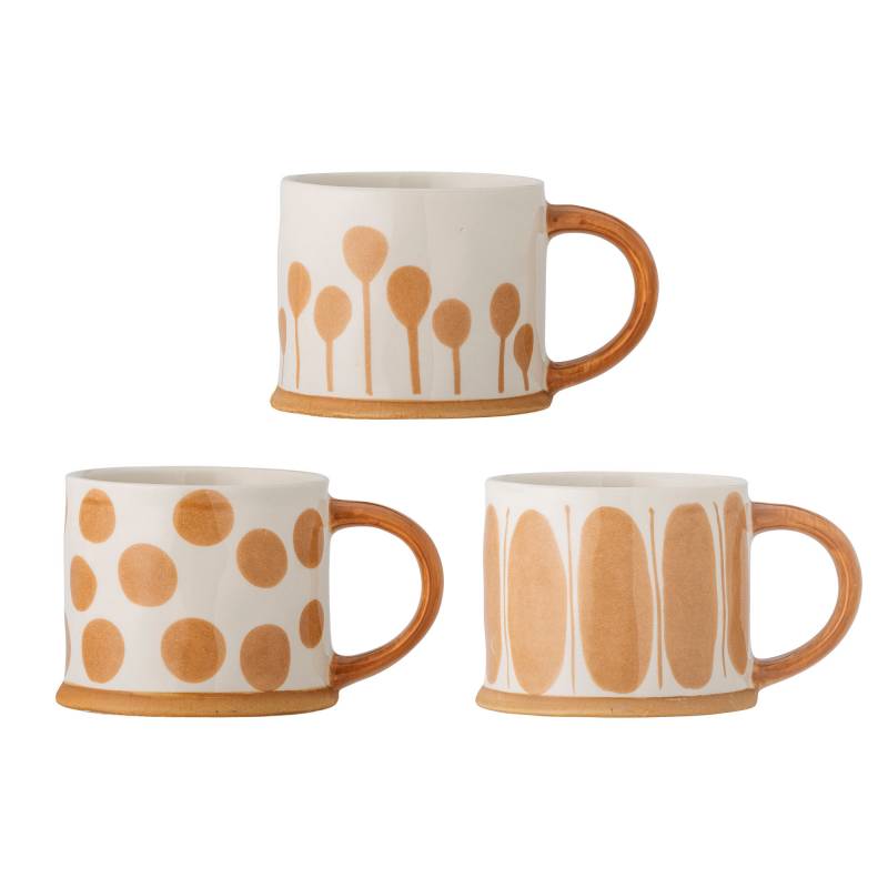 Creative Collection Linora Krus Stent&oslash;j brunorange, 3 stk