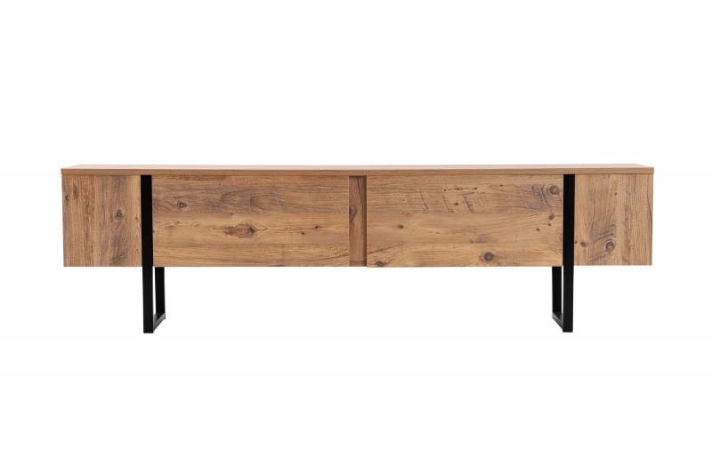 Serenity TV-bord 180x29,5cm med låger Atlantic Pine melamin