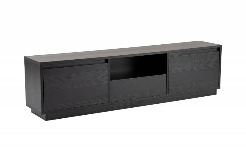 Vanguard TV-bord 160x29,5cm med låger sort