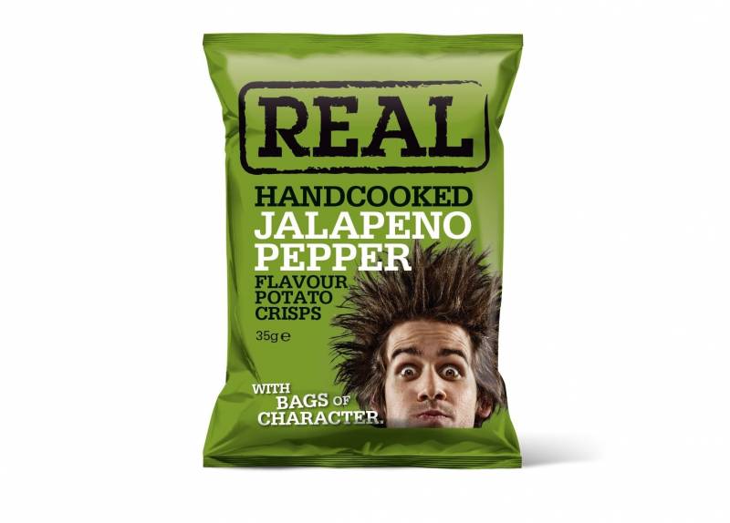 Real Chips Jalapeno Pepper 35g poser