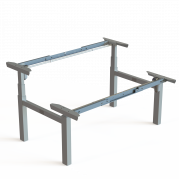 ConSet 501-88 dobbelt h&aelig;ve-s&aelig;nkestel bredde 132 - 172cm s&oslash;lv