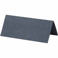 Bordkort 9x4cm 220g bl&aring;, pakke med 20 stk
