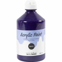 Akrylmaling Mat 500ml violet