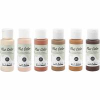 Plus Color hobbymaling, s&aelig;t med 6 x 60 ml