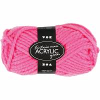 Fantasia Polyacrylgarn Maxi l&aelig;ngde 35 meter 50g neon pink