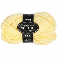 Fantasia Polyacrylgarn Maxi l&aelig;ngde 35 meter 50g lys gul