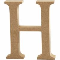 Bogstav H h&oslash;jde 8 cm og tykkelse 1,5 cm