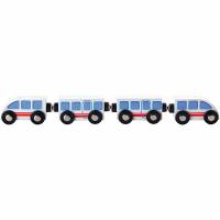 VIGA togbanetilbeh&oslash;r, Passagertog 310x72x36mm i 4 dele