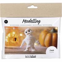 DIY Kit Mini modellering Mumie hvid