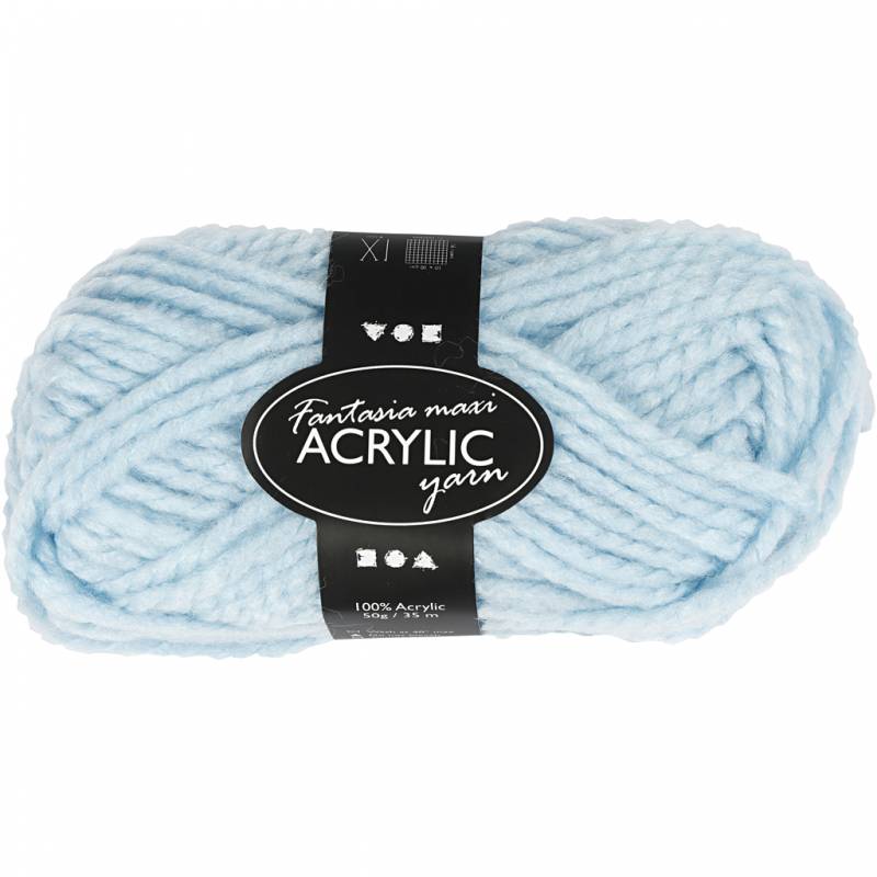 Fantasia Polyacrylgarn Maxi l&aelig;ngde 35 meter 50g lysebl&aring;