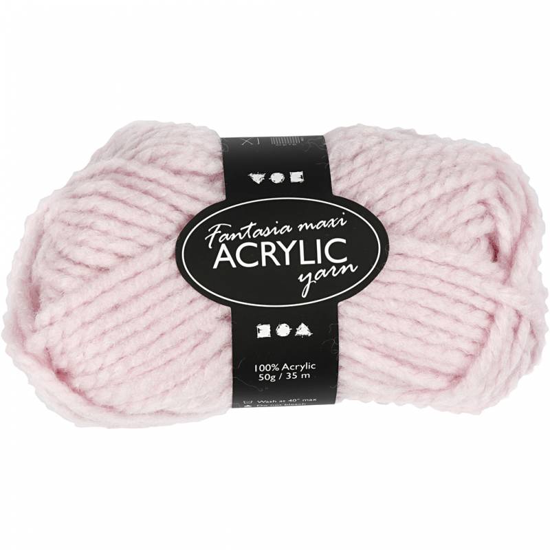 Fantasia Polyacrylgarn Maxi l&aelig;ngde 35 meter 50g lyser&oslash;d