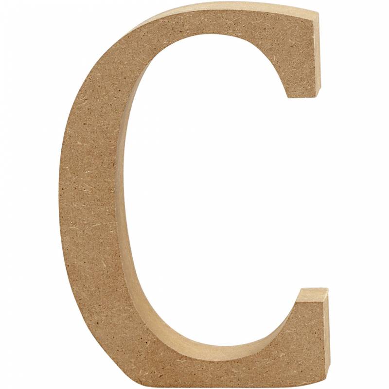 Bogstav C h&oslash;jde 8 cm og tykkelse 1,5 cm