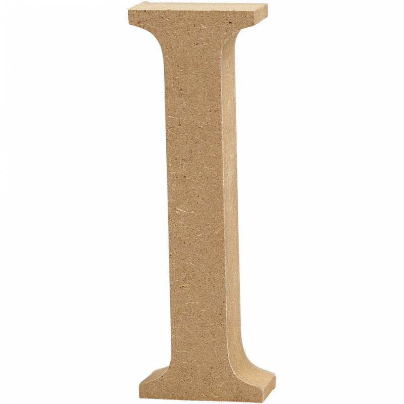 Bogstav I h&oslash;jde 8 cm og tykkelse 1,5 cm