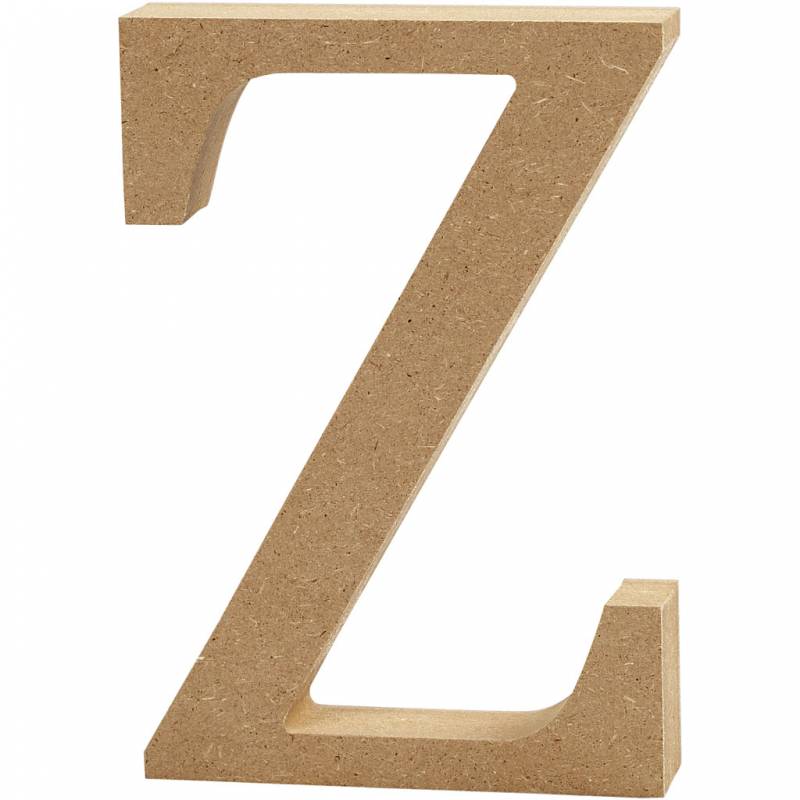 Bogstav Z h&oslash;jde 8 cm og tykkelse 1,5 cm