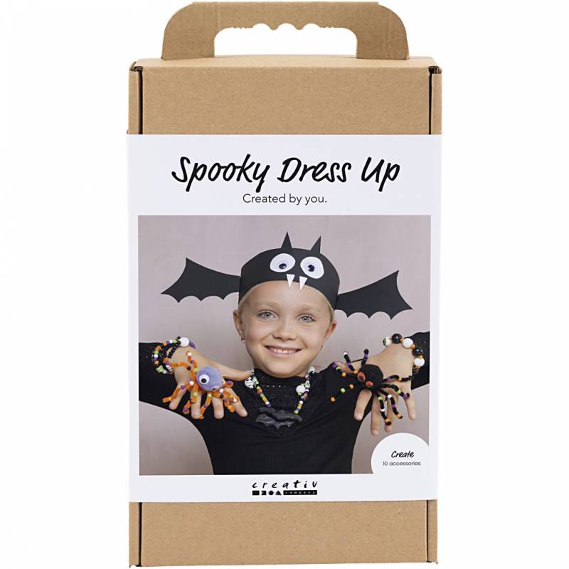 DIY Kit Spooky accessories med udkl&aelig;dning og smykker