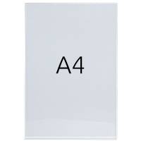 SwingWing akryllomme vertikal A4 - 21 x 29,7 cm klar