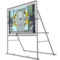 Bannerdisplay Tube High Stand til udend&oslash;rs 150x100cm