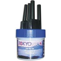 Tokyo Alco filtpennesæt med 4 penne blå
