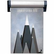 Memo Rail plakatoph&aelig;ng med 100cm aluminium profil s&oslash;lv